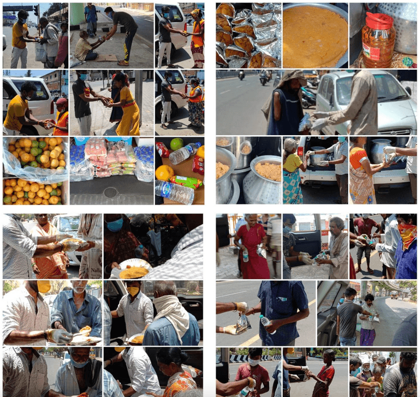 DISTRIBUTED FOOD, WATER BOTTLES FOR NEEDY PEOPLES ON LOCKDOWN (COVID 19)