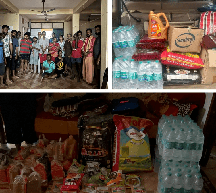 Provided provisions and blankets to the special children's home affected by Michaung Cyclone in Pallikaranai