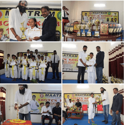 STATE LEVEL KARATE COMPETETION CONDUCTED AT CSI HIGHER SEC SCHOOL - MYLAPORE