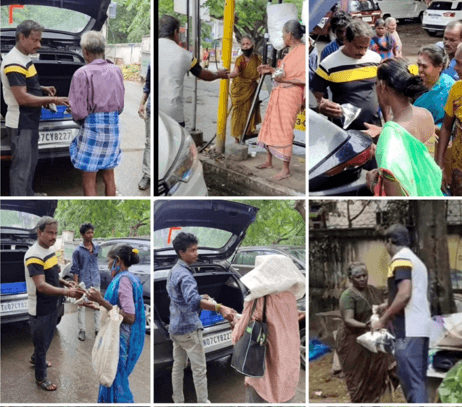 FOOD DISTRIBUTION  IN CHENNAI