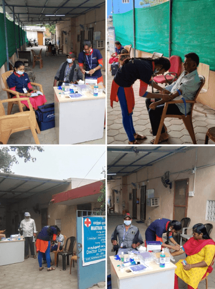 MAATRAM TRUST CLINIC CONDUCTED BLOOD TEST CAMP AT KOTTIVAKKAM