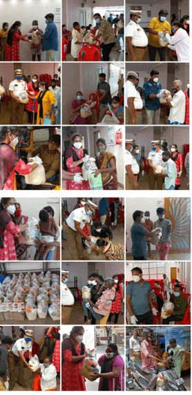 SUPPLIED 50 PROVISIONAL KITS FOR DIFFERENTLY ABLED & THEIR FAMILIES IN CHENNAI