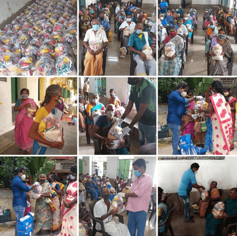 SUPPORTED 100 PROVISIONAL KITS FOR WEAVERS FAMILY IN SALEM