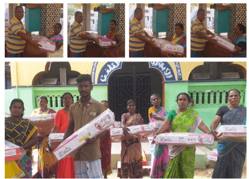 Provided Gas stoves to the Most affected area's in Thoothukudi like Mukkani melur ,Puthiya thuraimugam, tsunami Nagar ,Kaayalpattinam, Veerapandiyapattinam (Phase 2).